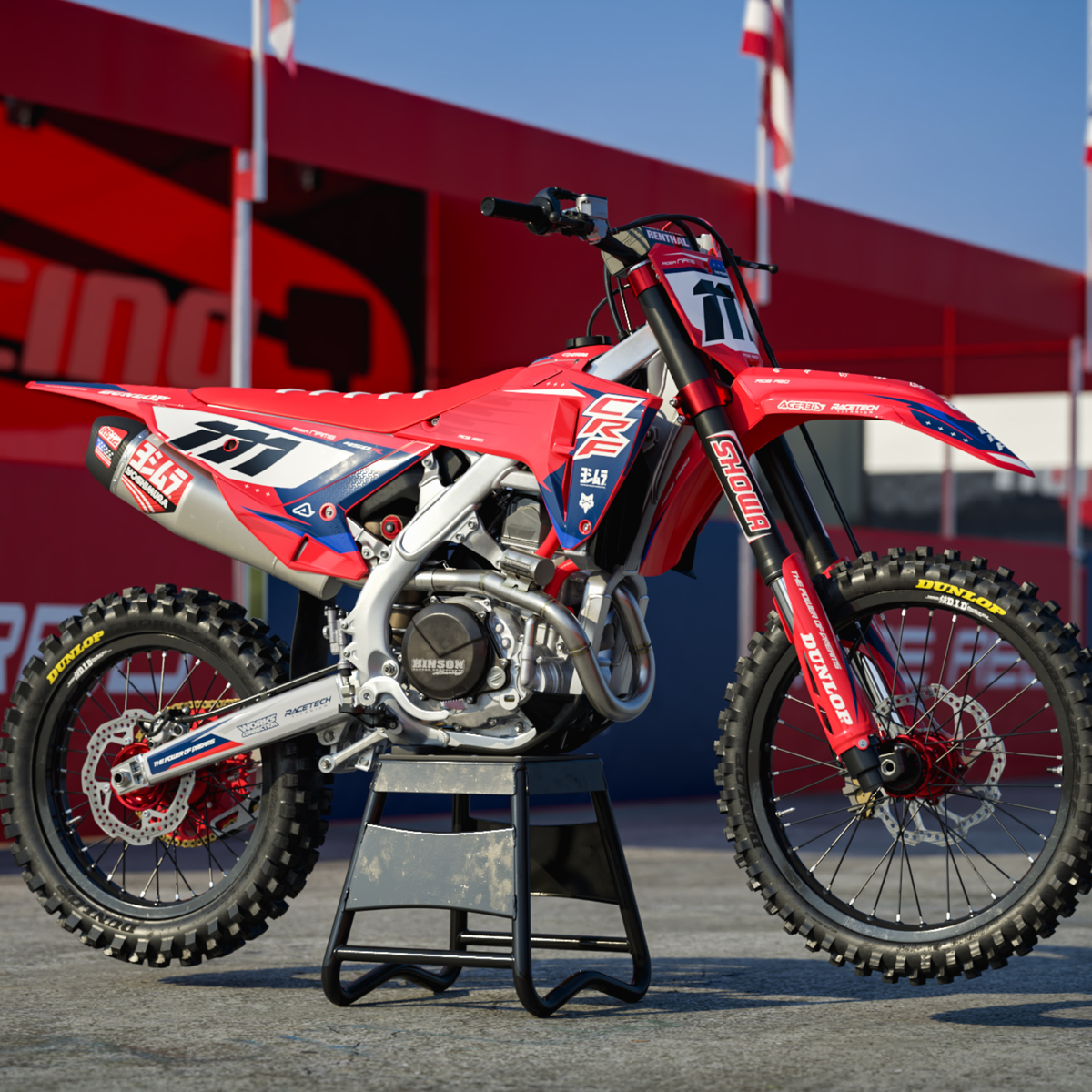 Kit déco Motocross HONDA - CLANG