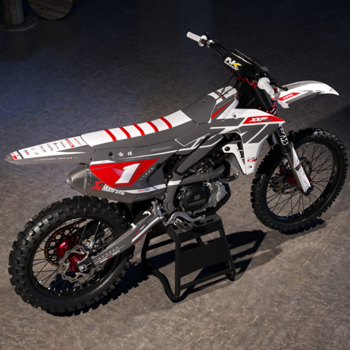 Kit déco Motocross FANTIC - Facto