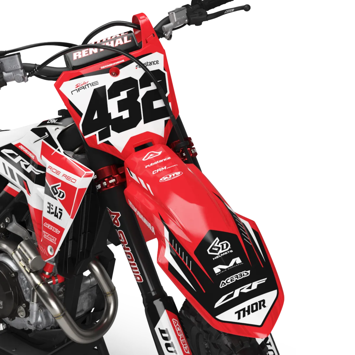 Kit déco Motocross HONDA - GRIND