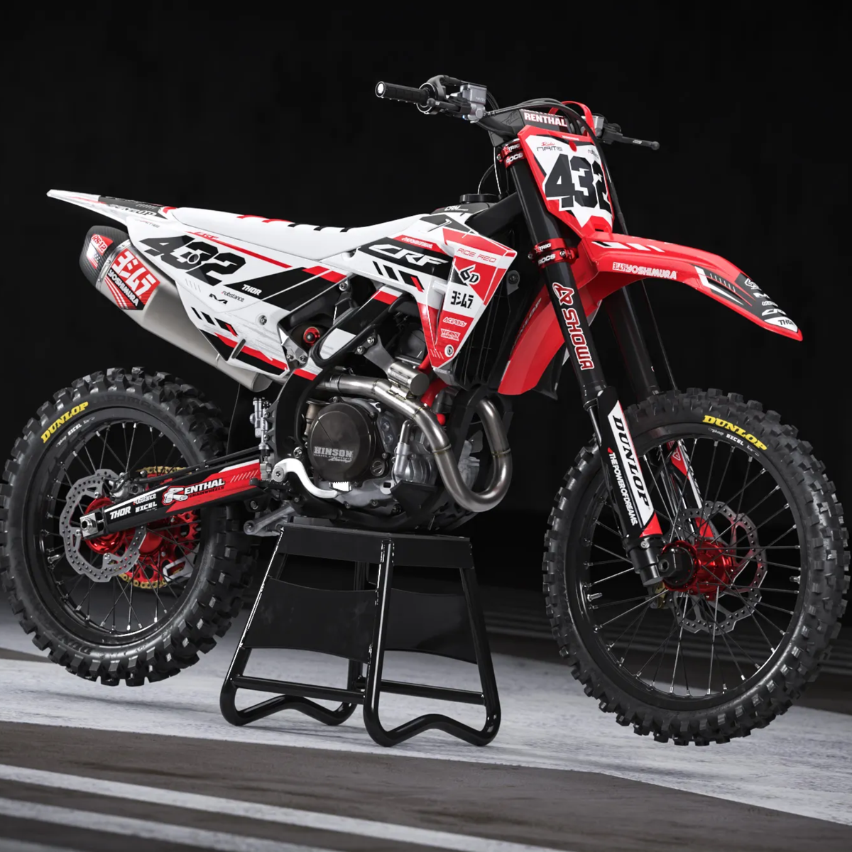 Kit déco Motocross HONDA - GRIND