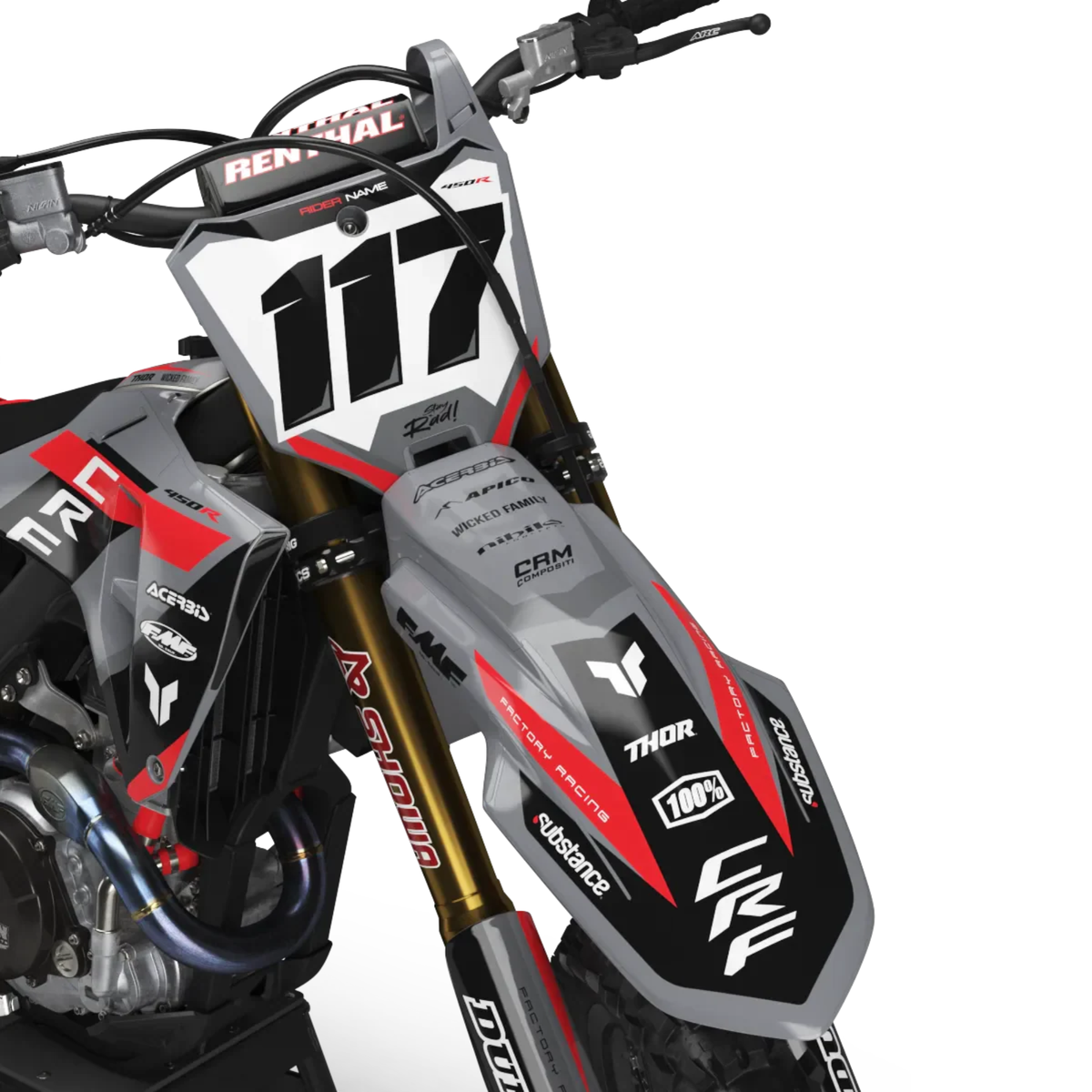 Kit déco Motocross HONDA - HYDRA
