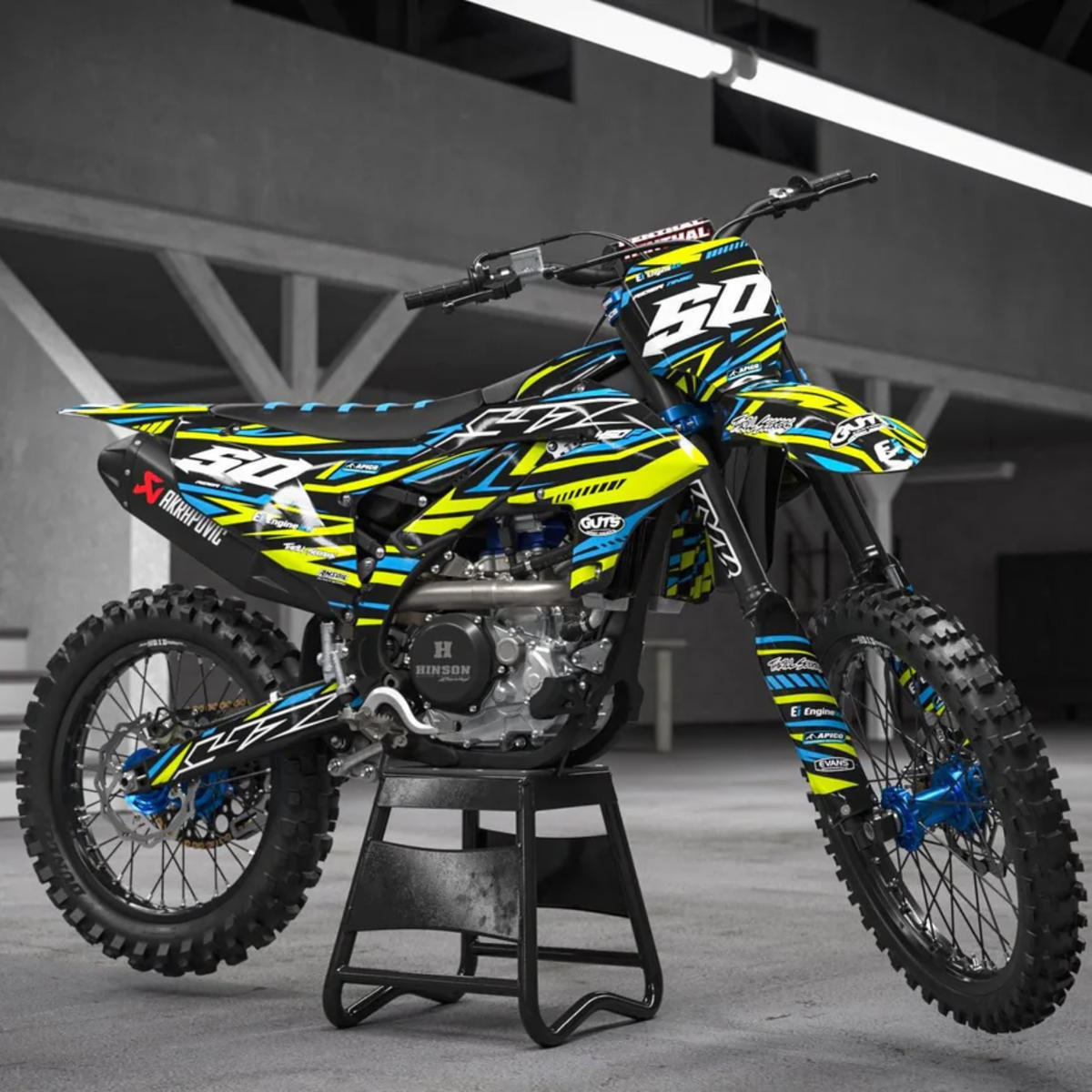 Kit déco Motocross Yamaha - NEON