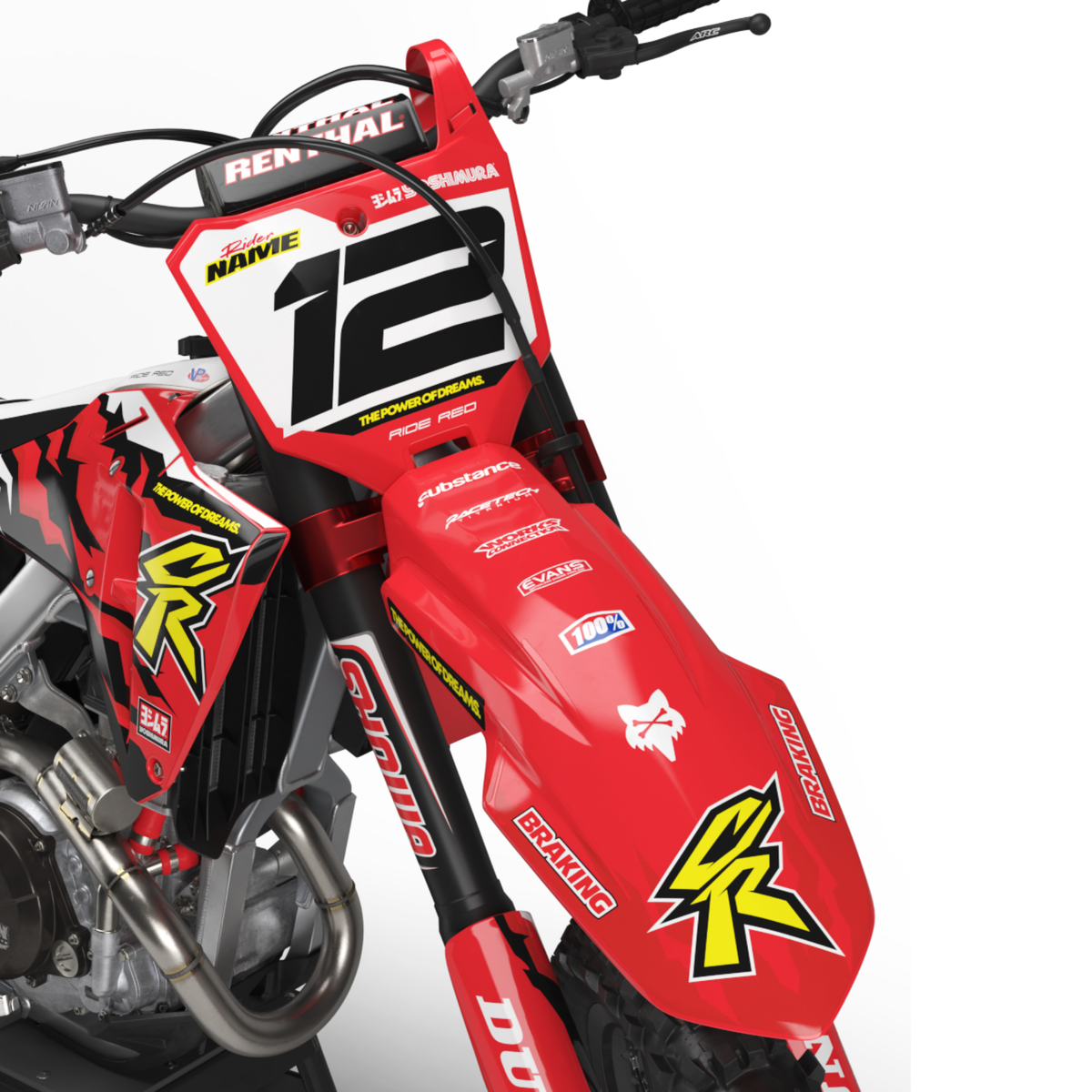 Kit déco Motocross HONDA - PYRE