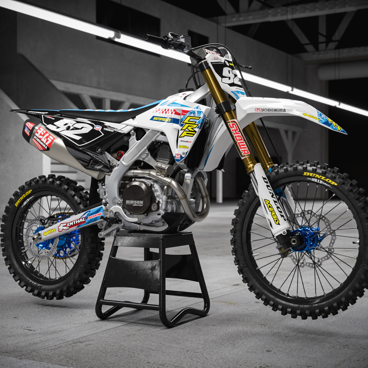 Kit déco Motocross HONDA - Rumble