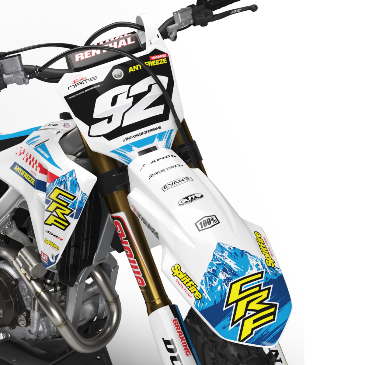 Kit déco Motocross HONDA - Rumble