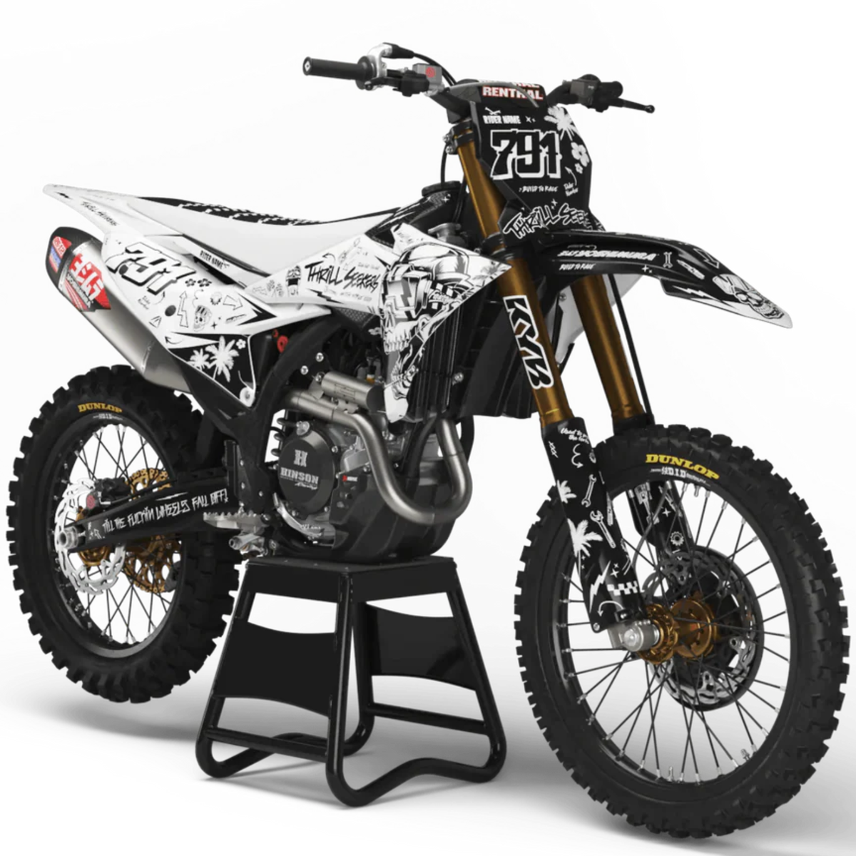 Kit déco Motocross KTM - SKULL