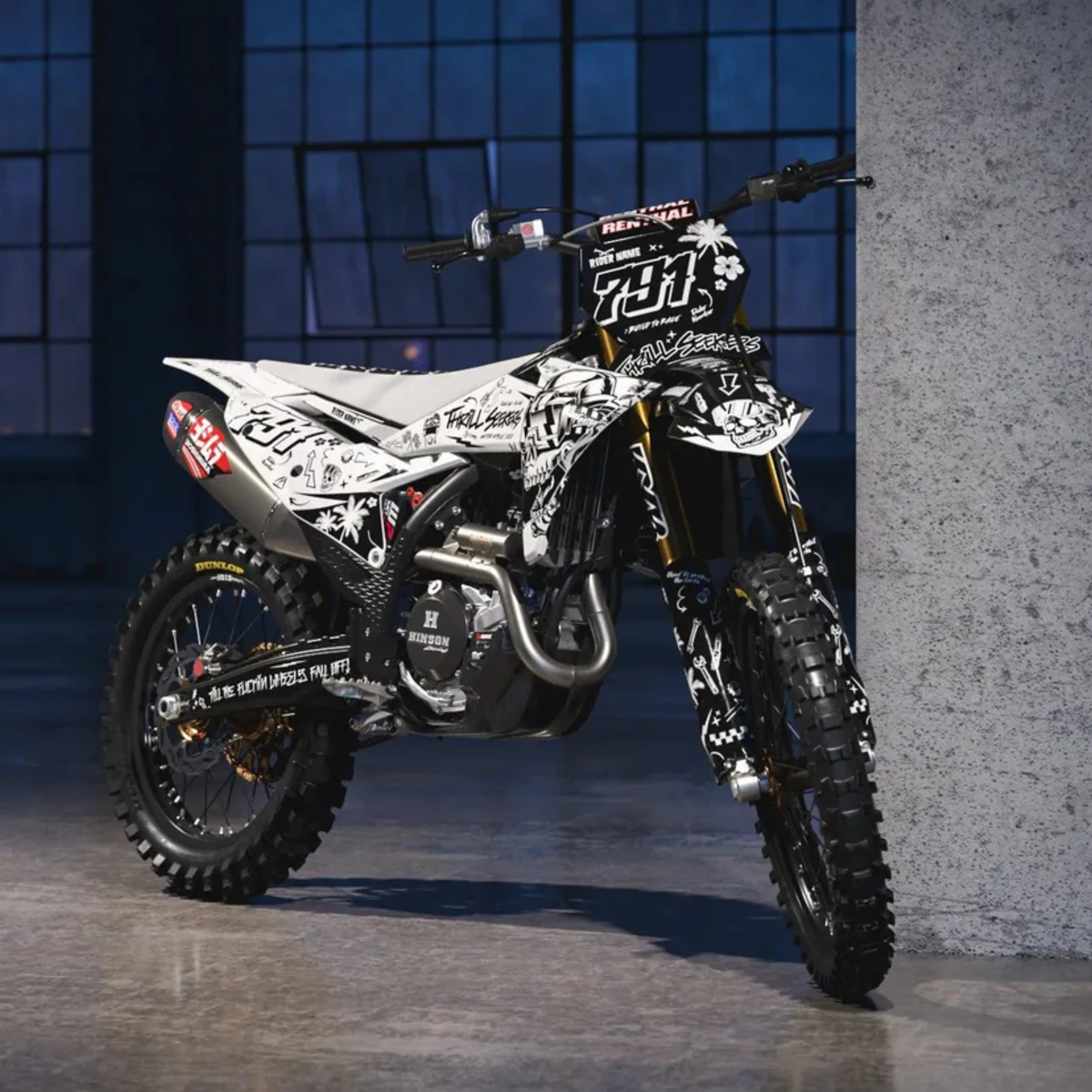 Kit déco Motocross KTM - SKULL
