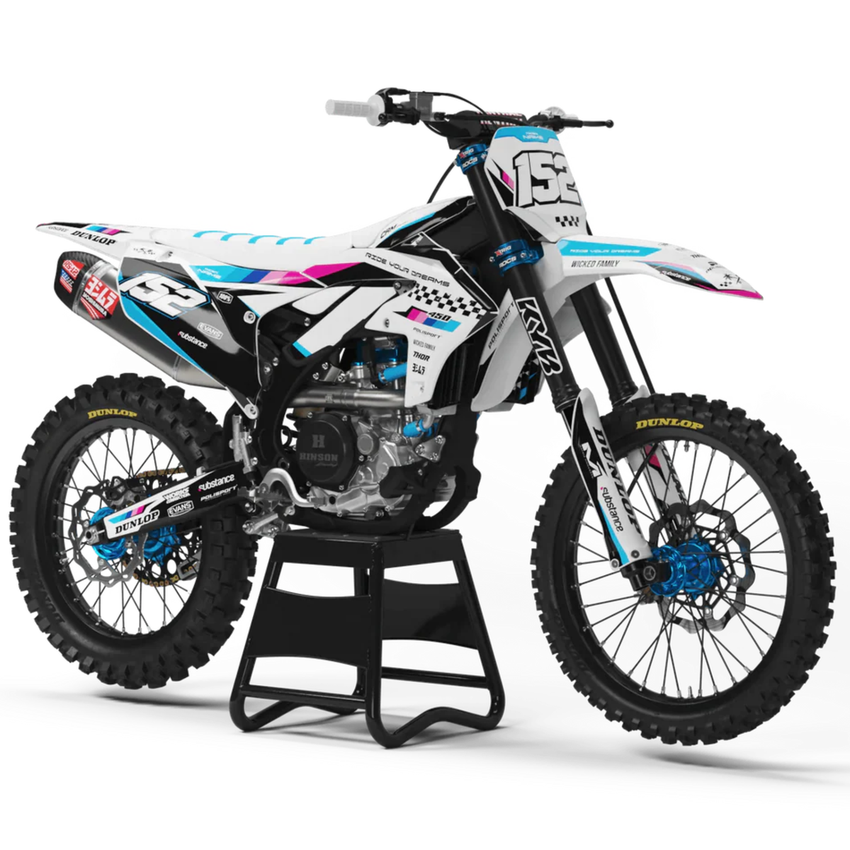 Kit déco Motocross Yamaha - SPIN