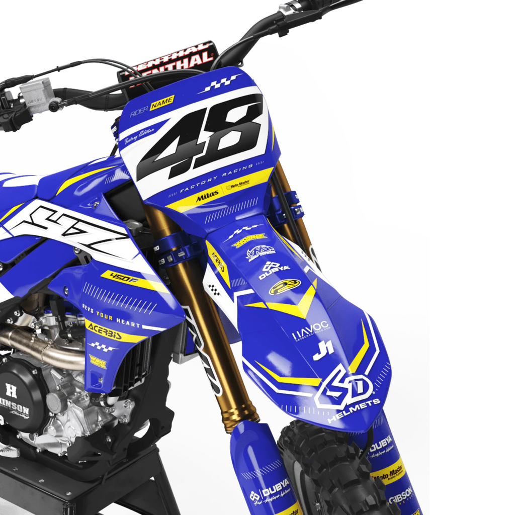 Kit déco Motocross Yamaha - TITANIUM