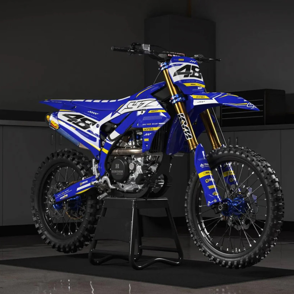 Kit déco Motocross Yamaha - TITANIUM