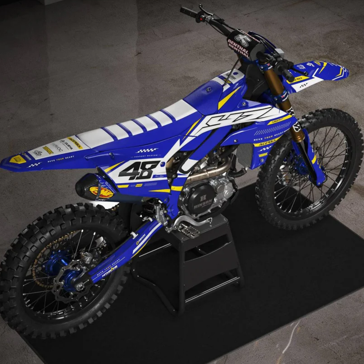 Kit déco Motocross Yamaha - TITANIUM