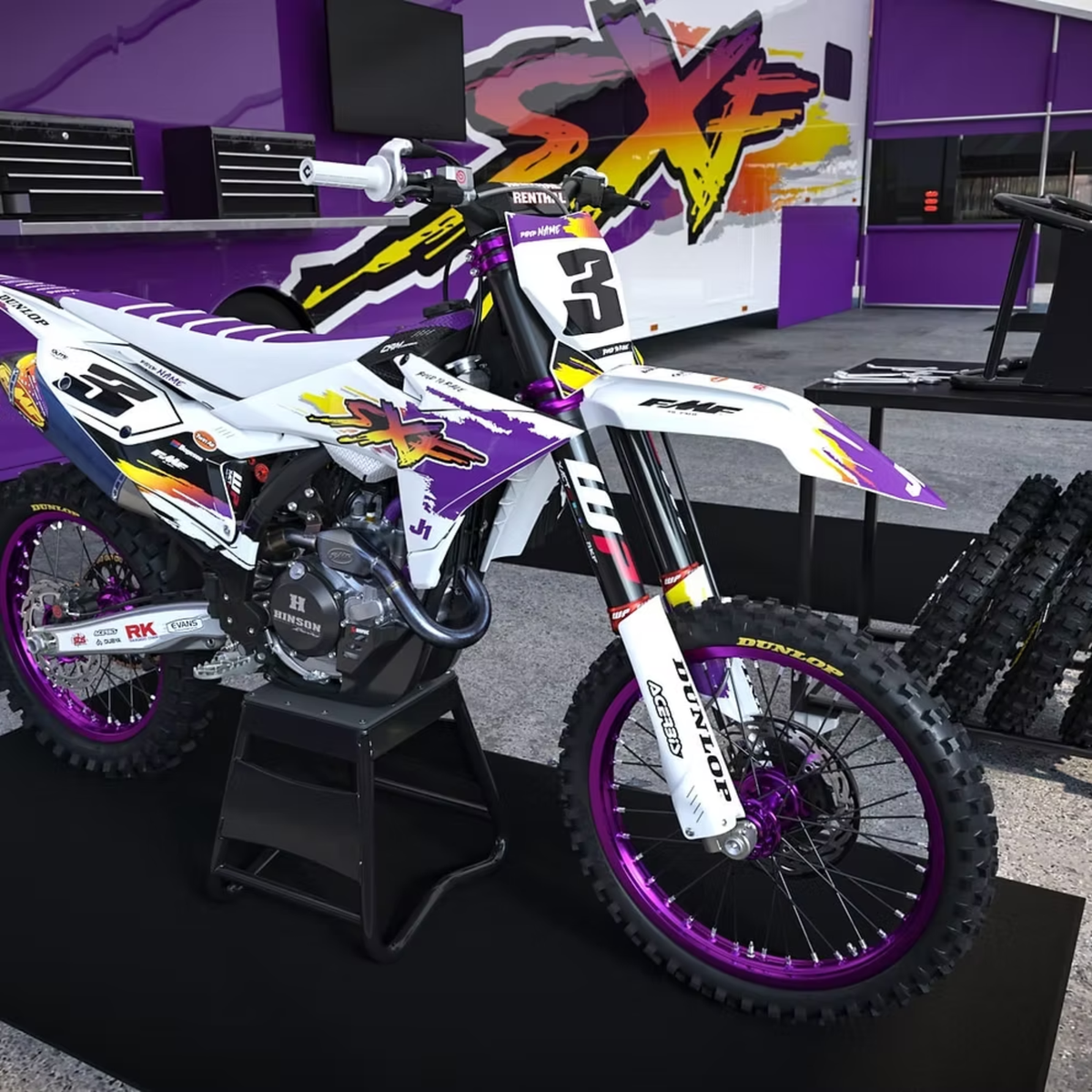 Kit déco Motocross KTM - TRENCH
