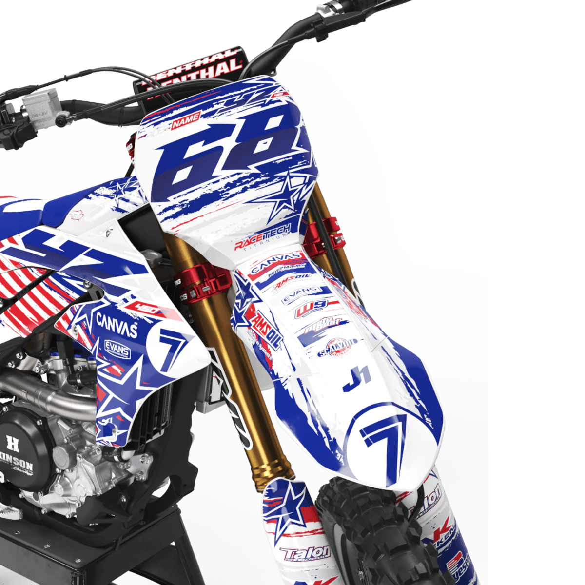 Kit déco Motocross Yamaha - USA LOVER
